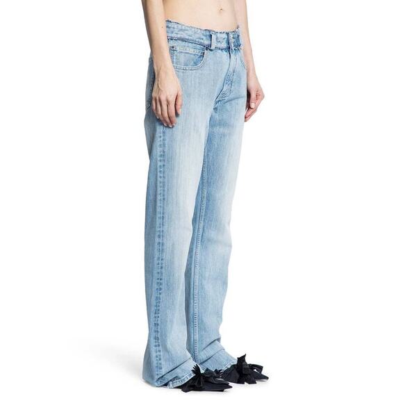 Balenciaga Nineties Unisex Low Rise Jeans in Light Wash S - Picture 2 of 4